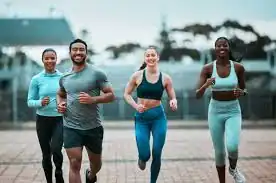 Achieving the Perfect Tone: How Often Should You Exercise for Results? 3 image of man and 3 women doing cardio exercise Cranleigh to help tone and remove fat from the body.